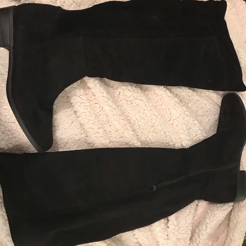 Lane Bryant Flat Knee Length Boots - WIDE CALF